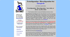 Desktop Screenshot of bierzeltgarnitur.eurogwelt.de